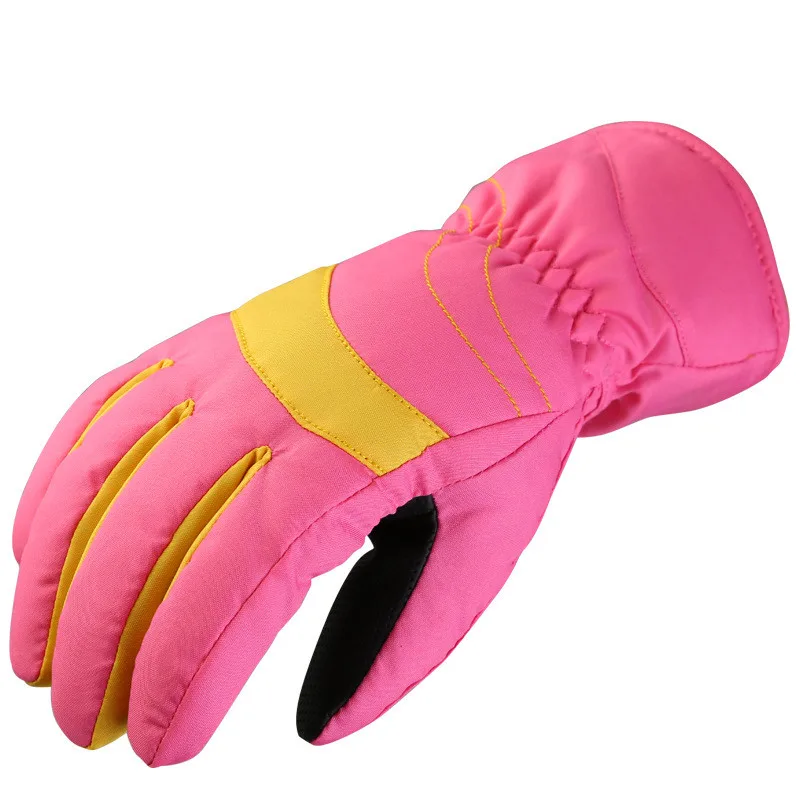 Профессиональные детские зимние теплые лыжные перчатки для мальчиков и девочек