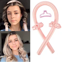 women heatless hair curlers diy lazy curler hair rollers sleeping soft wave formers long hair ribbon hair curlers styling tool