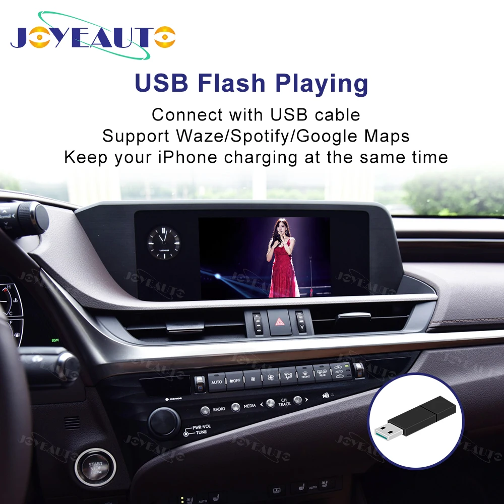 Беспроводная камера Joyeauto Apple Carplay для Lexus ES 2018 2019 Android автозеркалирование