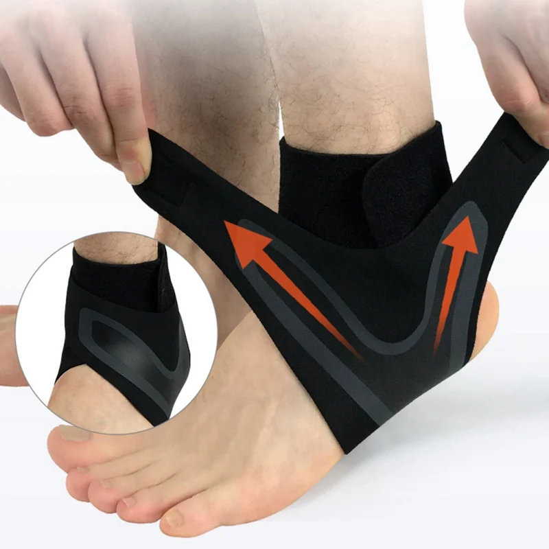 

1 pcs Ankle Support Brace,Elasticity Free Adjustment Protection Foot Bandage,Sprain Prevention Sport Fitness Guard Band