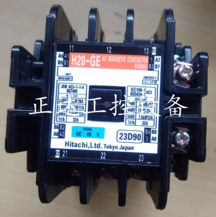 

Контактор Hitachi DC H20-GE DC24V48V110V220V