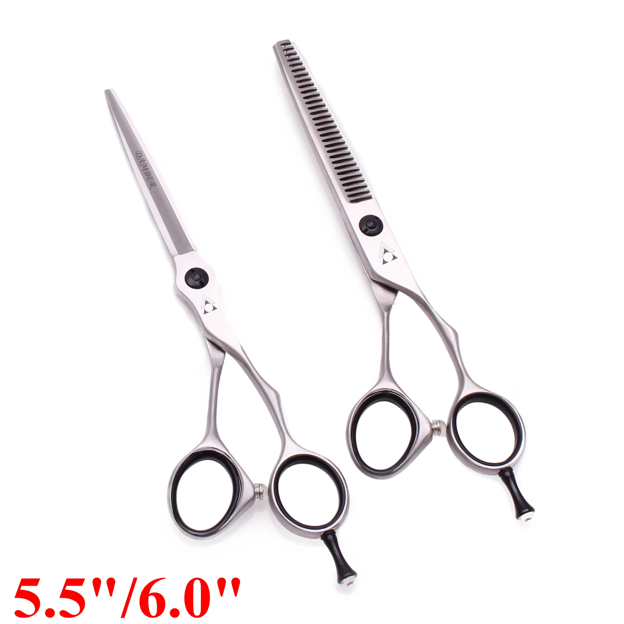 

5.5 6'' Hair Scissors Japanese Steel 440c Professional Barber Scissors Hight Quality Hairdressing Scissors Cutting Thinning 9201