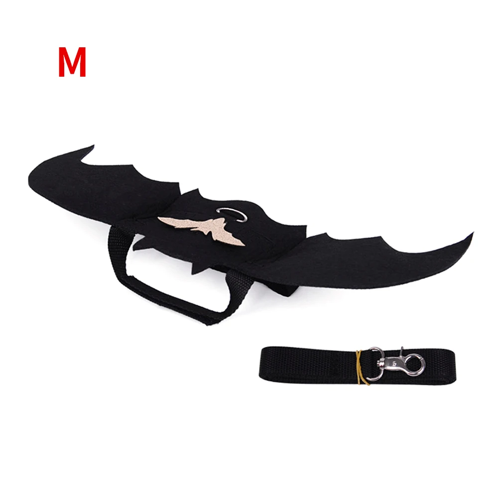 Костюм для домашних животных на Хэллоуин ошейник с крыльями летучей мыши и