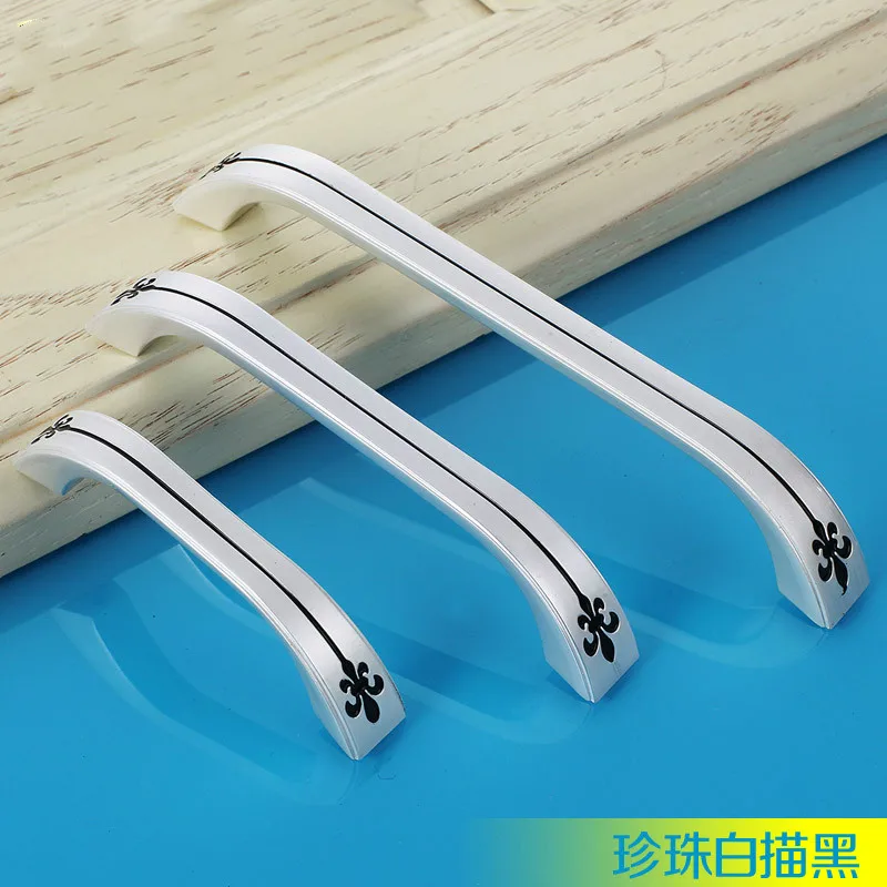 Дверные ручки Европейский стиль античная зеленая бронза потрясение дверная