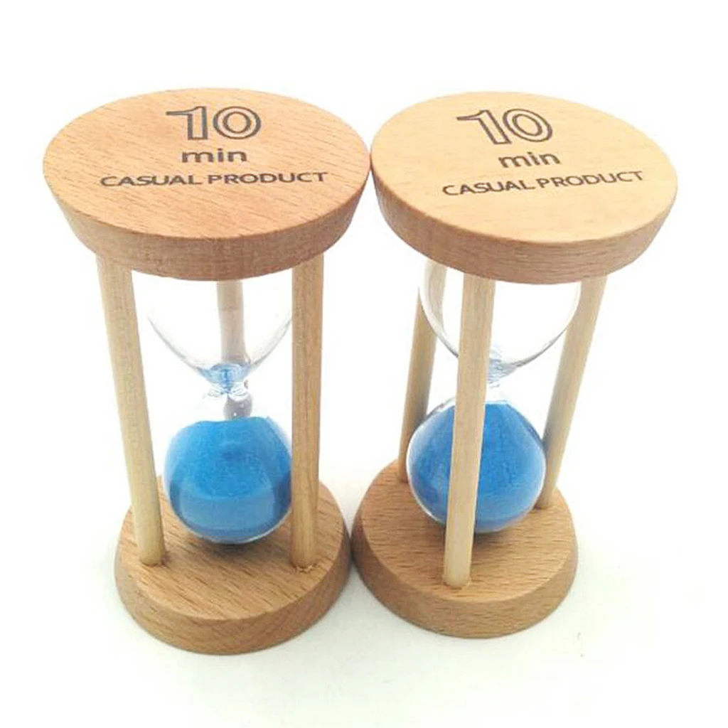 MagiDeal 10 Minutes Wooden Sandglass Hourglass Sand Timer for Classroom Teaching Kitchen Cooking | Игрушки и хобби