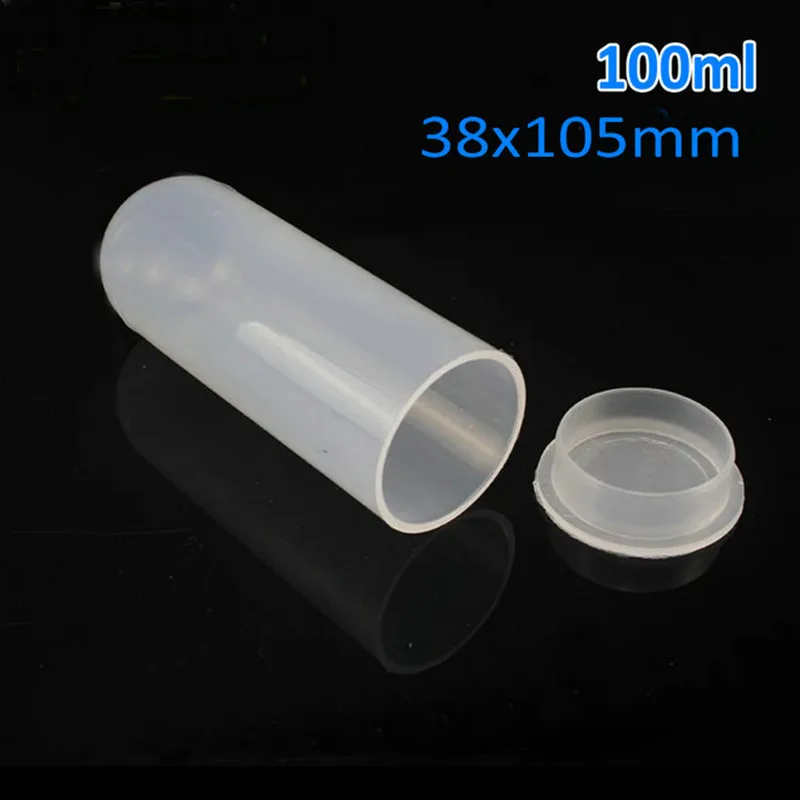 20 шт./лот 100 мл лабораторная пластиковая центрифужная трубка круглая Нижняя