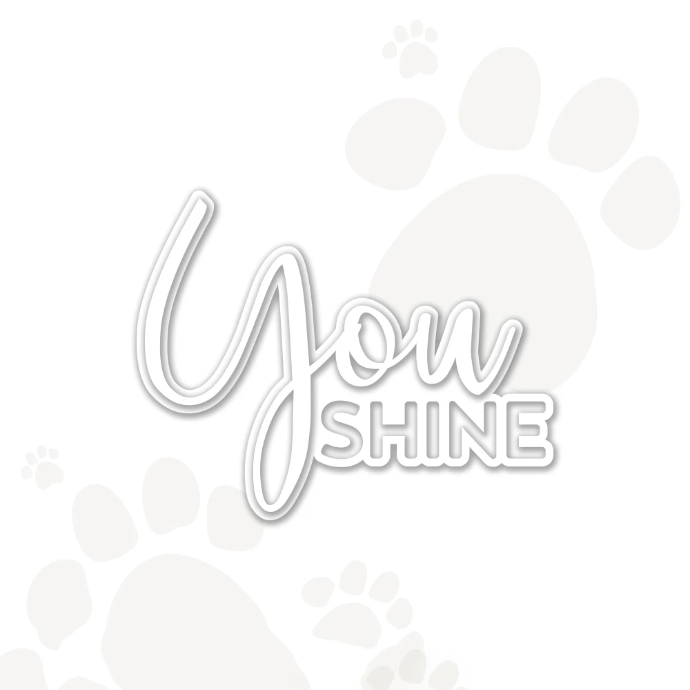 

You Shine Cutting Dies Scrapbook Dariy Decoration Stencil Embossing Template DIY Greeting Card Handmade