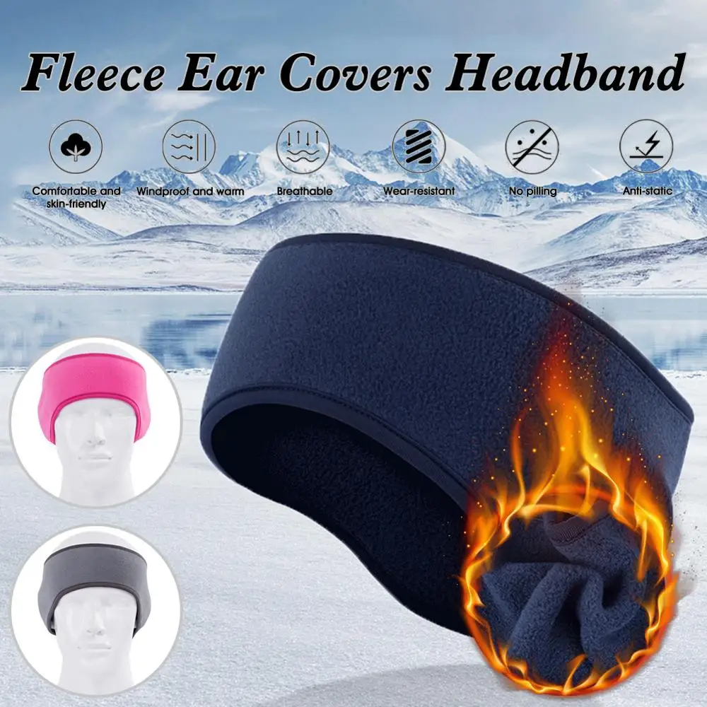 

Outdoor Women Fleece Ponytail Sport Headband Running Fitness Yoga Warm Gym Cycling Tennis Sweatband Hair Sweat Headscarf Safety