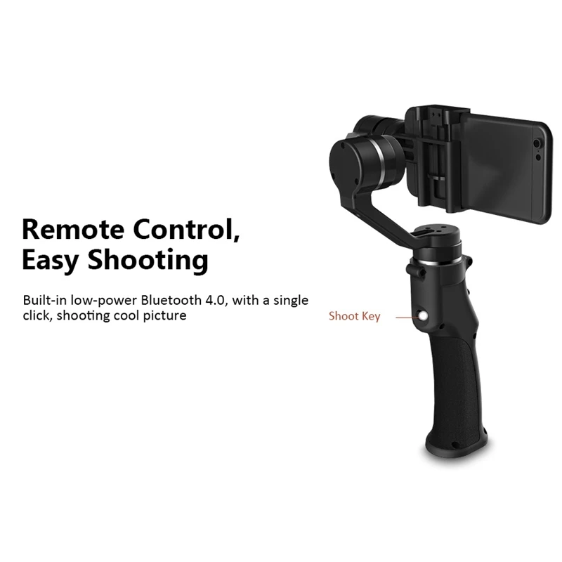 Захват funsnap 3 оси ручной карданный стабилизатор для смартфона Gopro 6 Sjcam Xiaoyi 4K камера Not-Dji Osmo 2