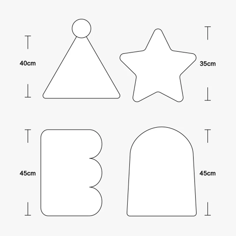 Плюшевая подушка для спины с неровным геометрическим рисунком поддержка шеи