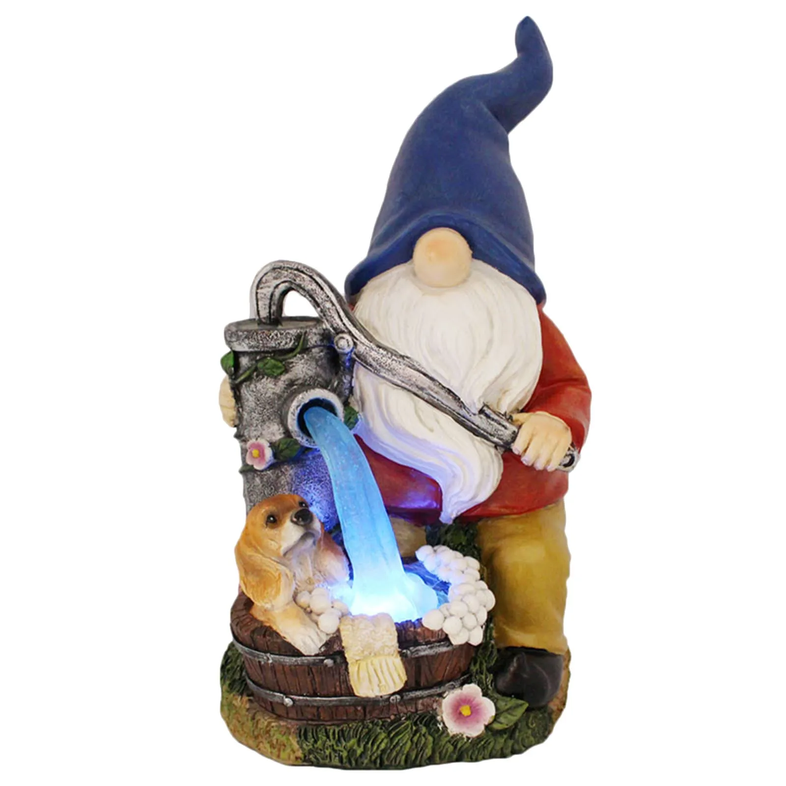 Полимерная светодиодная подсветка на солнечной батарее садовая карликовая