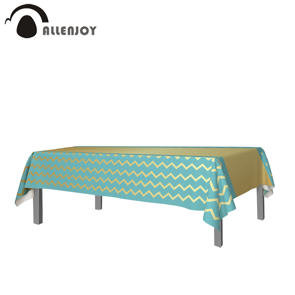 Скатерть водостойкая в полоску горошек со звездами|Скатерти| |