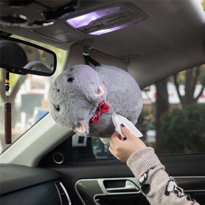 Симпатичные плюшевые съемные бумажные коробки с животными подставка для