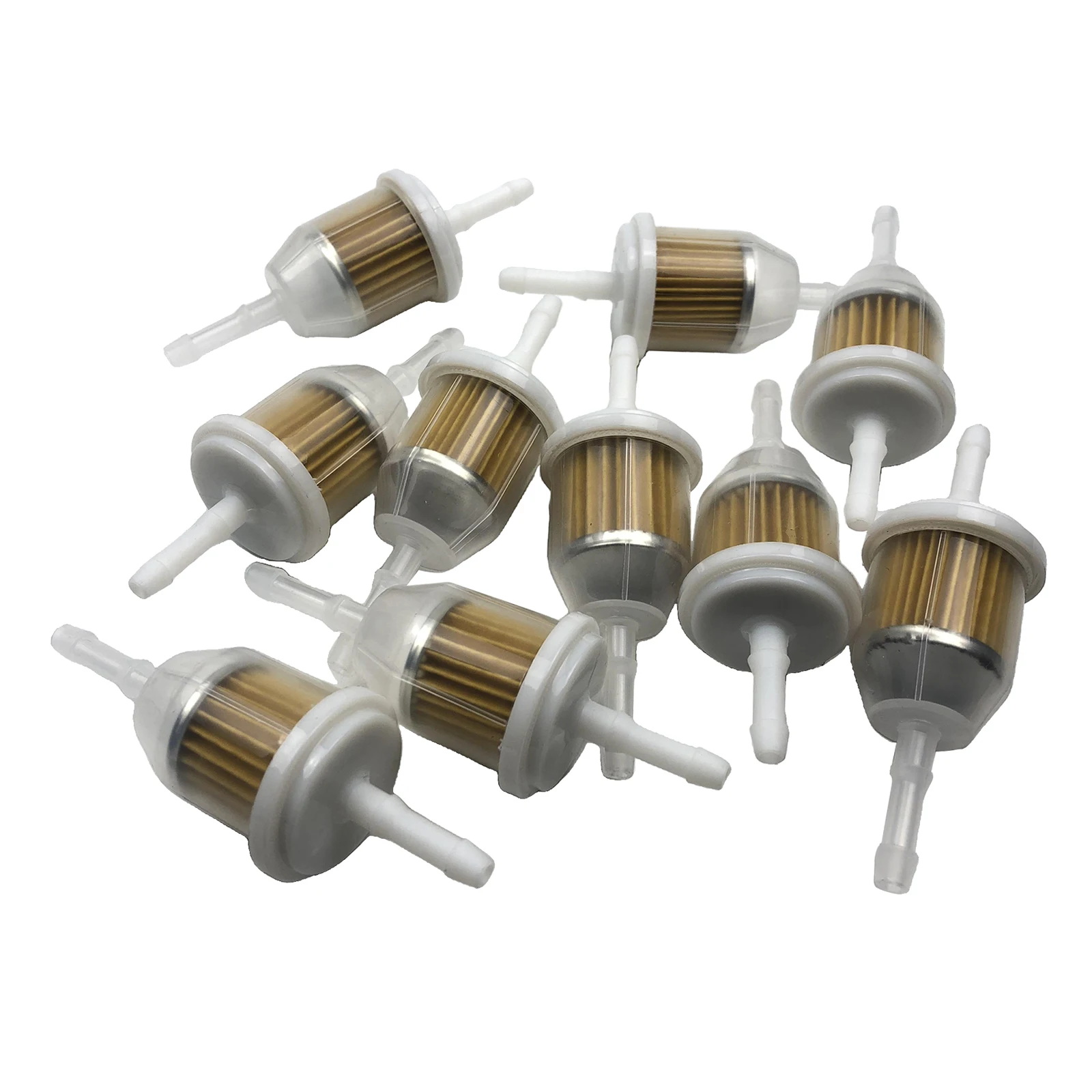 

10x Plastic Fuel Filters Compatible with Club Car 102003201 1013684 Parts