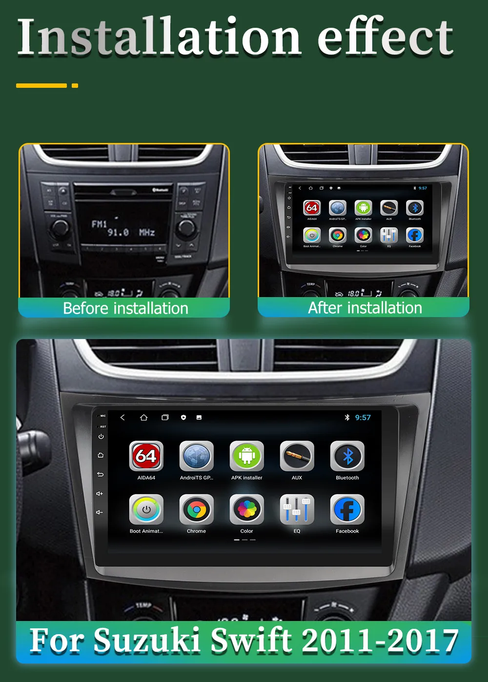 Автомагнитола для Suzuki Swift 2011 2012 2013 2014 2015 2017 Android 10 0 DSP навигация мультимедийный