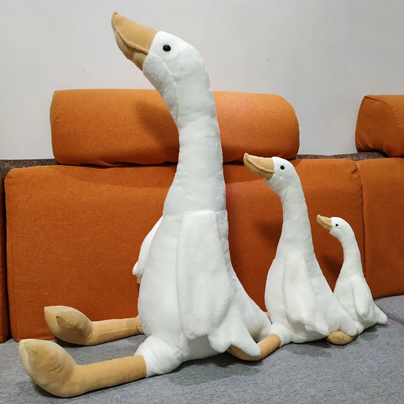 Имитация пушистой утки плюшевая игрушка милые животные популярные мягкие