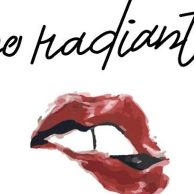 

Parches ropa termoadhesivos Lips Rose Stranger things iron on transfer Stickers for clothing Nashivki na odezhdu Free shipping