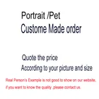 100% картина маслом на холсте ручной работы, качество музея, Быстрая Бесплатная Доставка, семейный портрет, Портрет Питомца