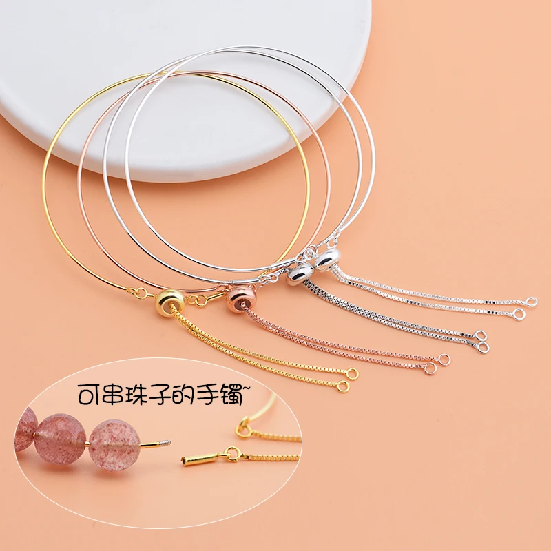 Аксессуары для браслета из стерлингового серебра 925 пробы браслет ручной работы