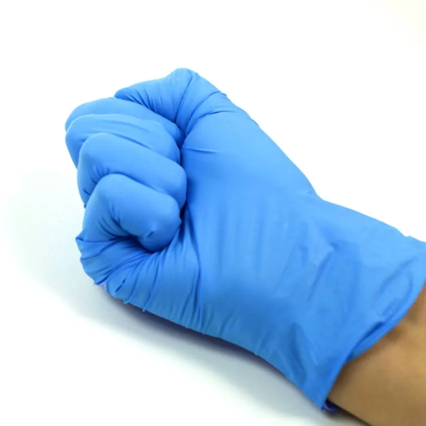 

1pair Hot Sale Fast Shipping Blue Latex Gloves Disposable Nitrile Work Gloves For Home Rubber Food Gloves Mittens Guantes 5G