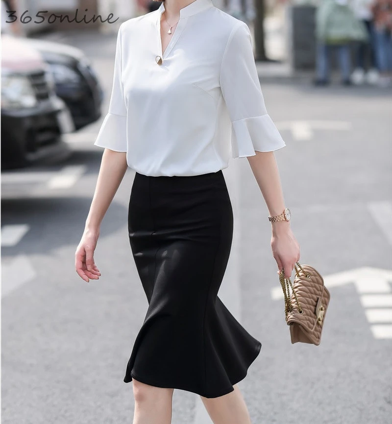 Newest Fashion Styles Women Fishtail Skirt Spring Summer Business Work Wear Slim Hips Skirts Shorts Ladies Office Mini | Женская одежда