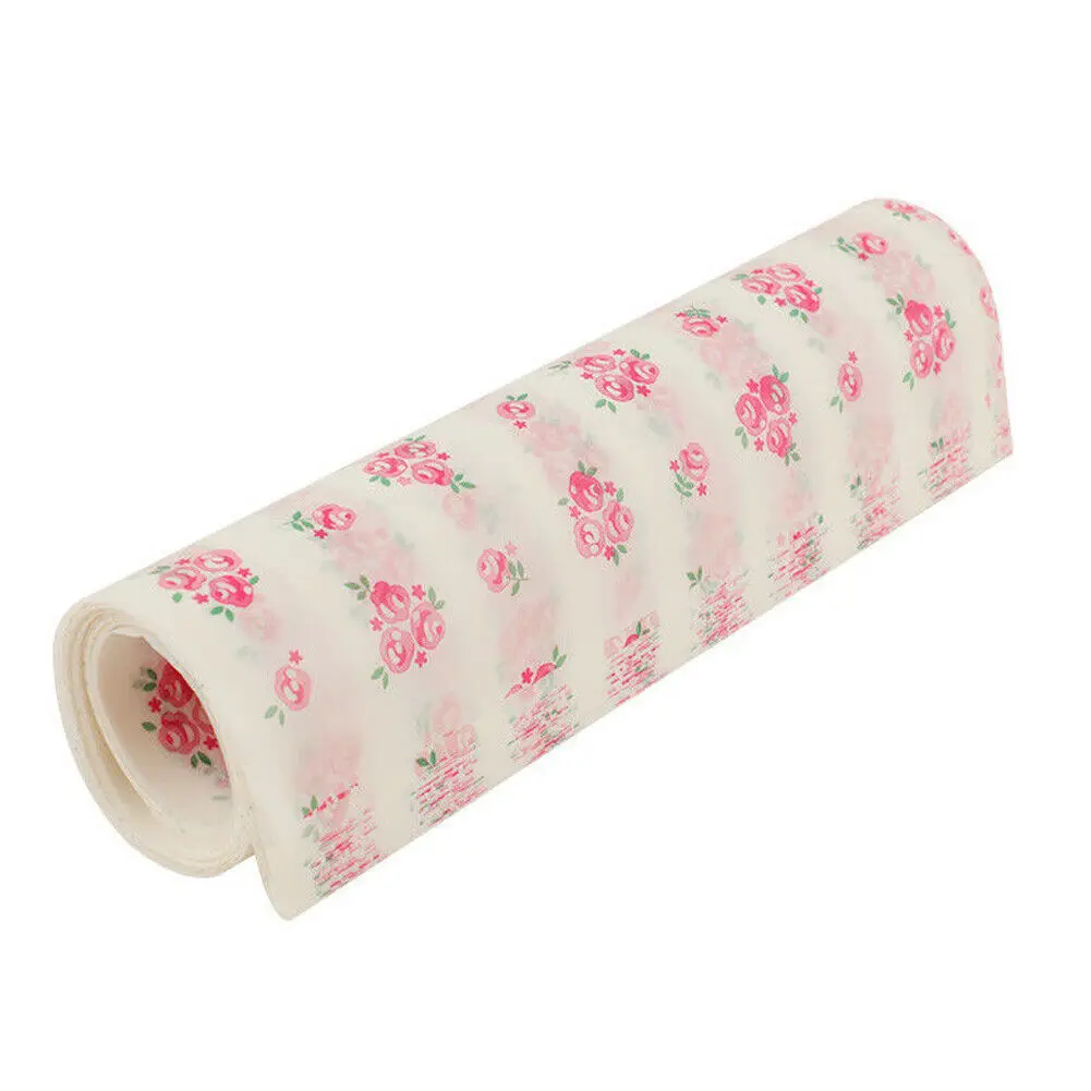 

50Pcs/Lot Wax Paper Food Grade Grease Paper Food Wrappers Wrapping Paper For Bread Sandwich Burger Fries Oilpaper Baking Tools