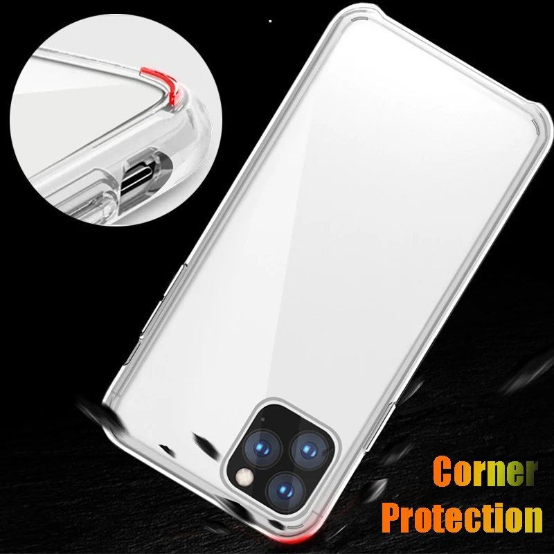 Case on for iPhone 11 pro max clear cover iphone11 Transparent coque 11pro 11max bumper hard slim i phone funda protective 2019 |