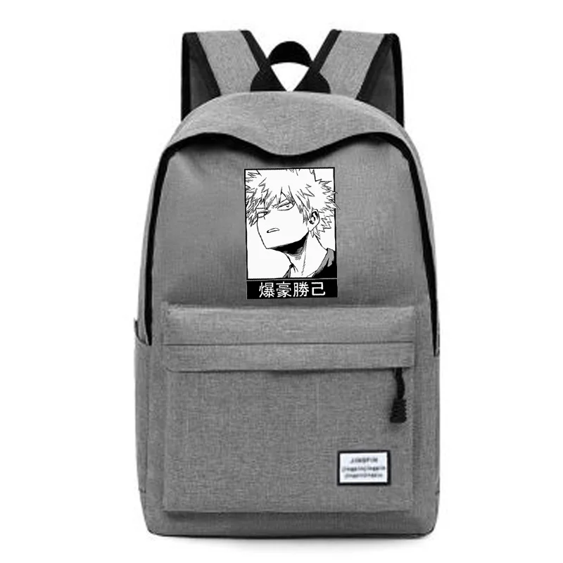 boku no hero academia bakugo funny cartoon schoolbag backpack teenagers computer outdoor laptop travel boys girls bags sac a dos free global shipping