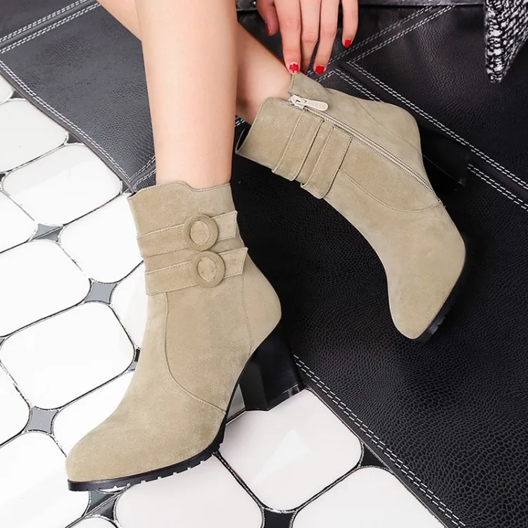 Большие размеры 10 ботинки женская обувь ботильоны для женщин женские зимняя