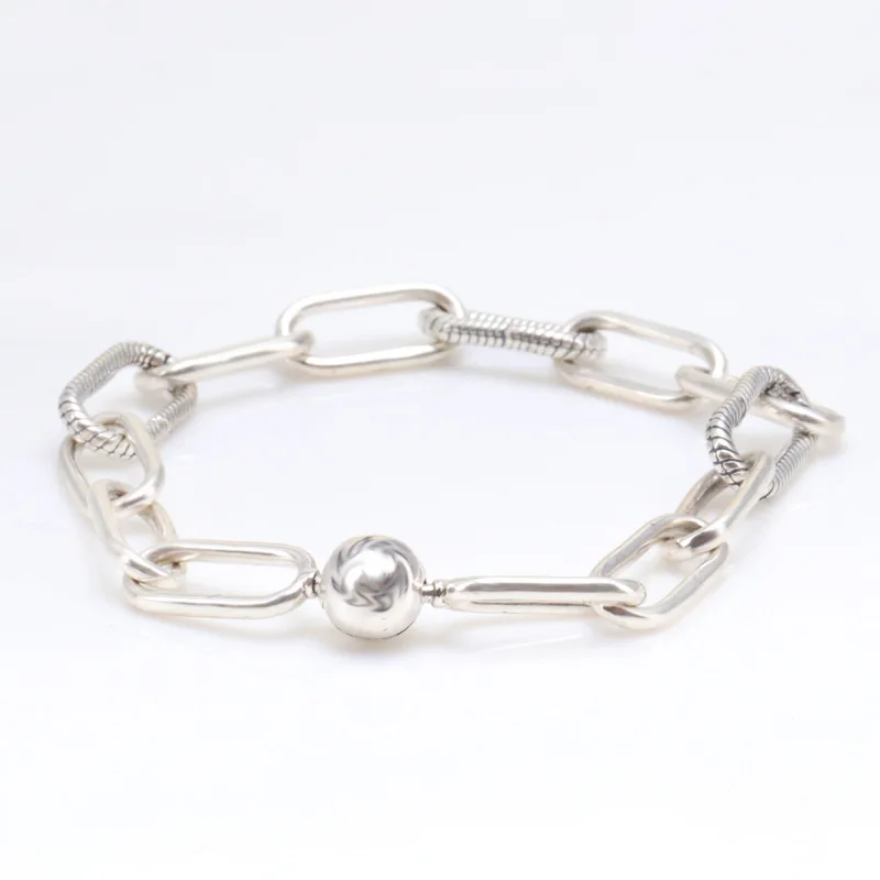

Claudia 925 Sterling Silver Bracelet ME Series Tie Bangle & Bracelet For Christmas Gift