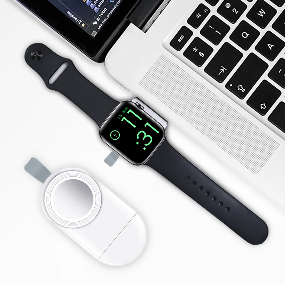 Портативное беспроводное зарядное устройство для IWatch 5 4 зарядная док станция USB