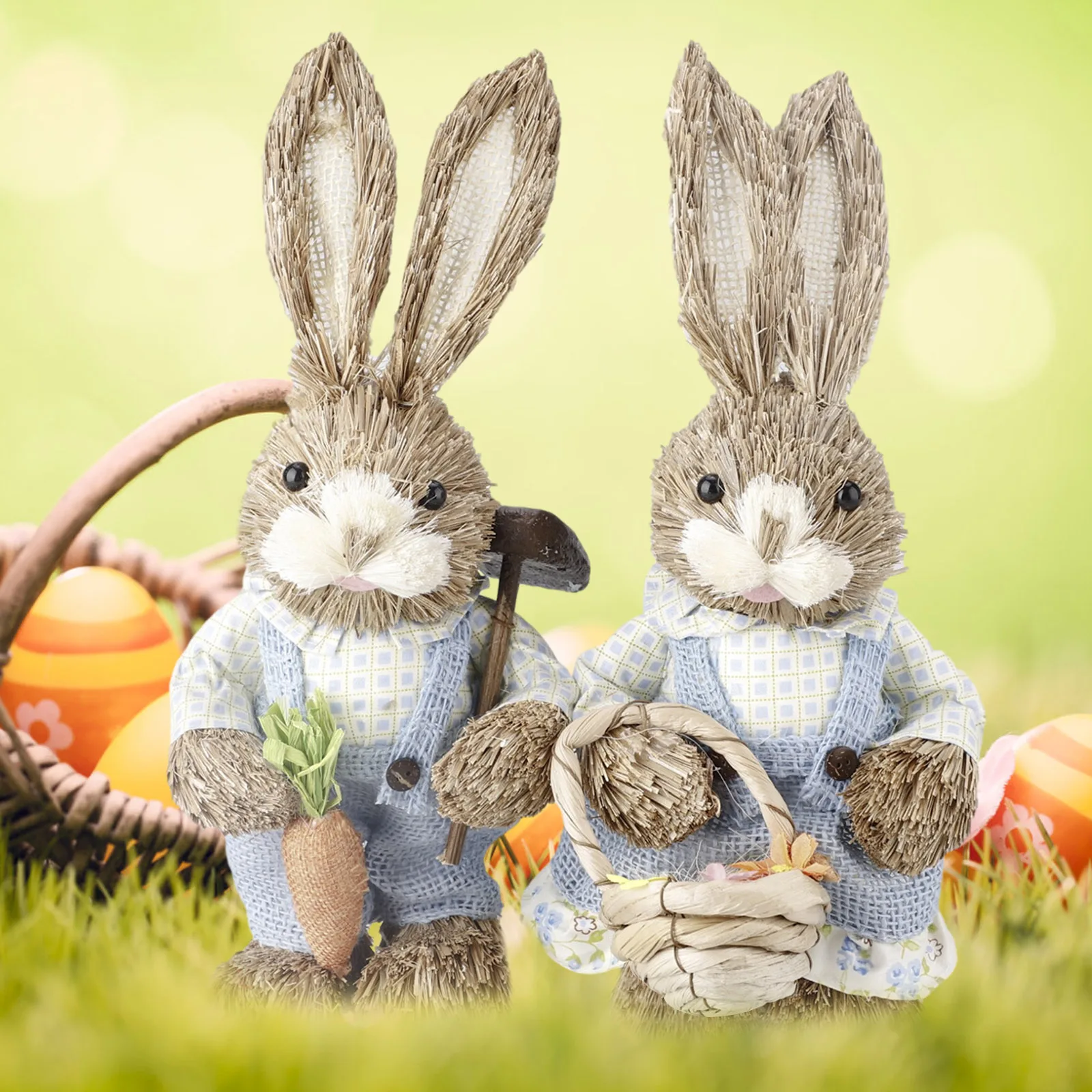 

Easter Simulation Rabbit Style for Party Window Home Decor Photography Prop Ornament Halloween Decoration Children Kids Gift