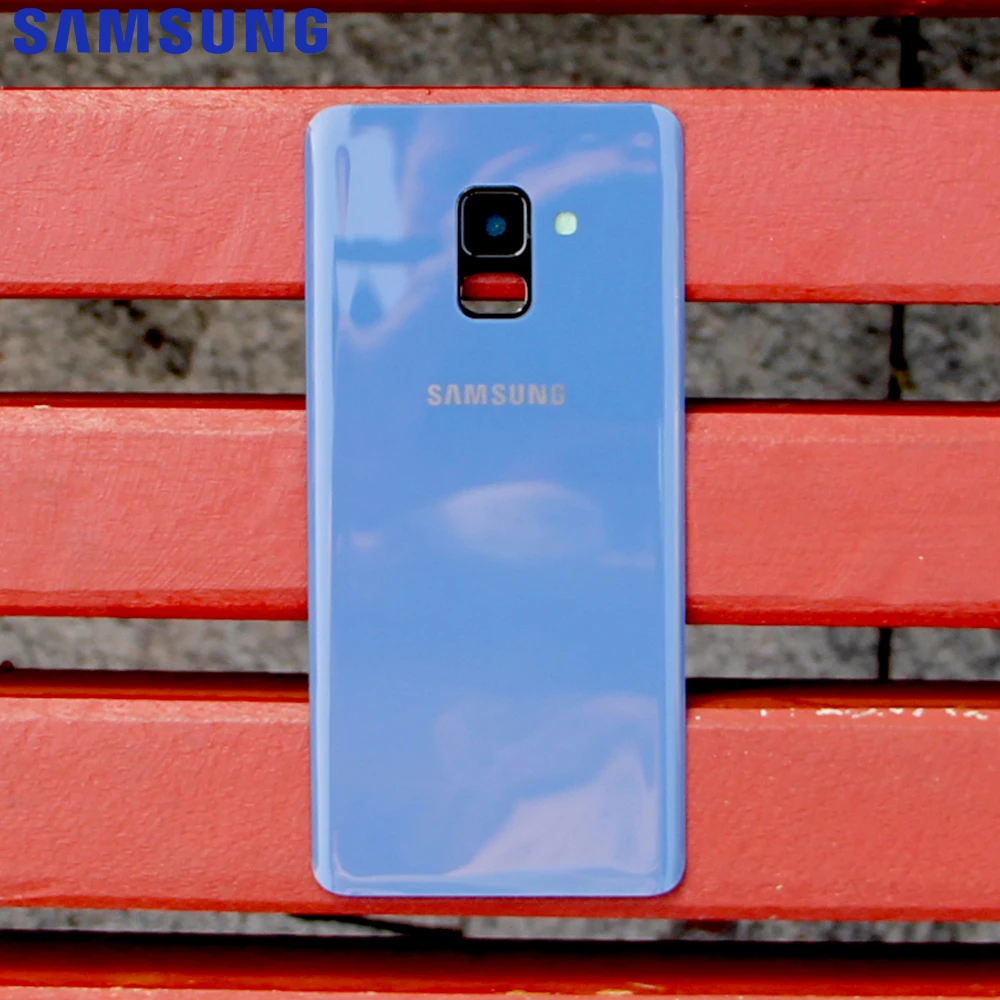 Samsung задняя крышка из стекла задний бампер чехол для GALAXY A8 2018 Edition SM A530N A530F телефон