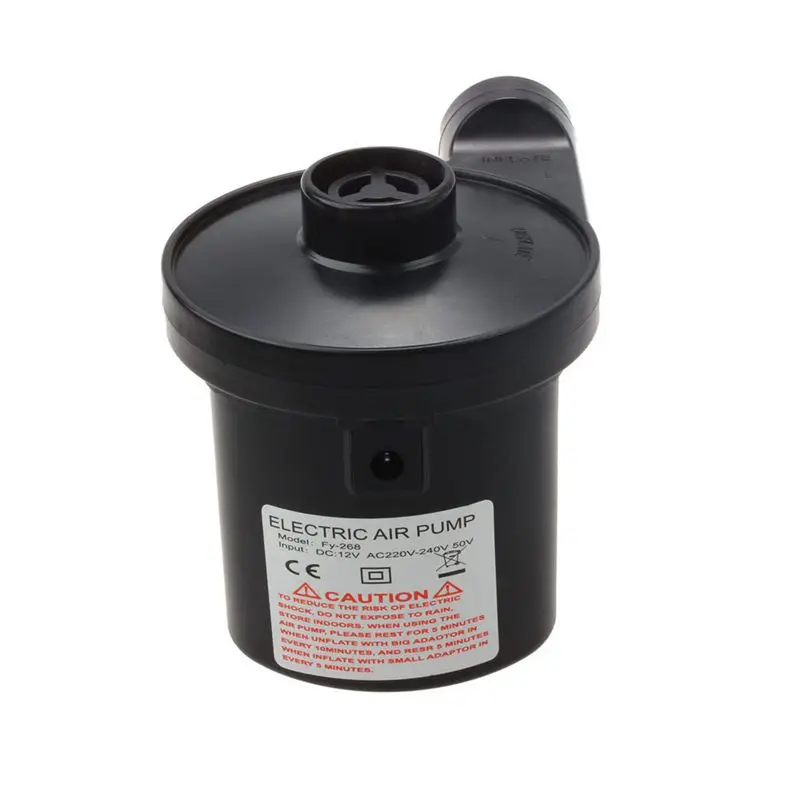 

Electric air pump electric pump include 3 attachments for air mattresses, inflatable swimming animals or automatic camping and f