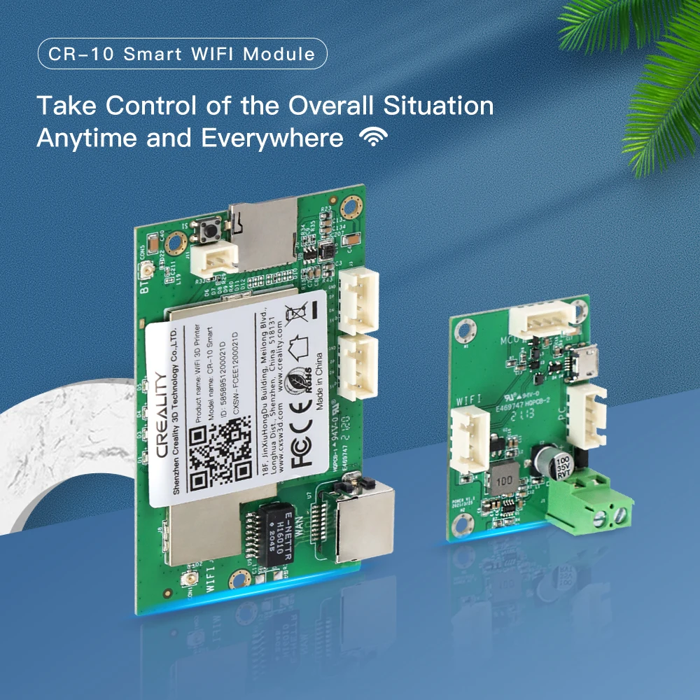 

CR-10 Smart WIFI Module Take Control Overall Situation Anytime Everywhere Powerful Inner Core MT7688 Master Chip VPN Encryption