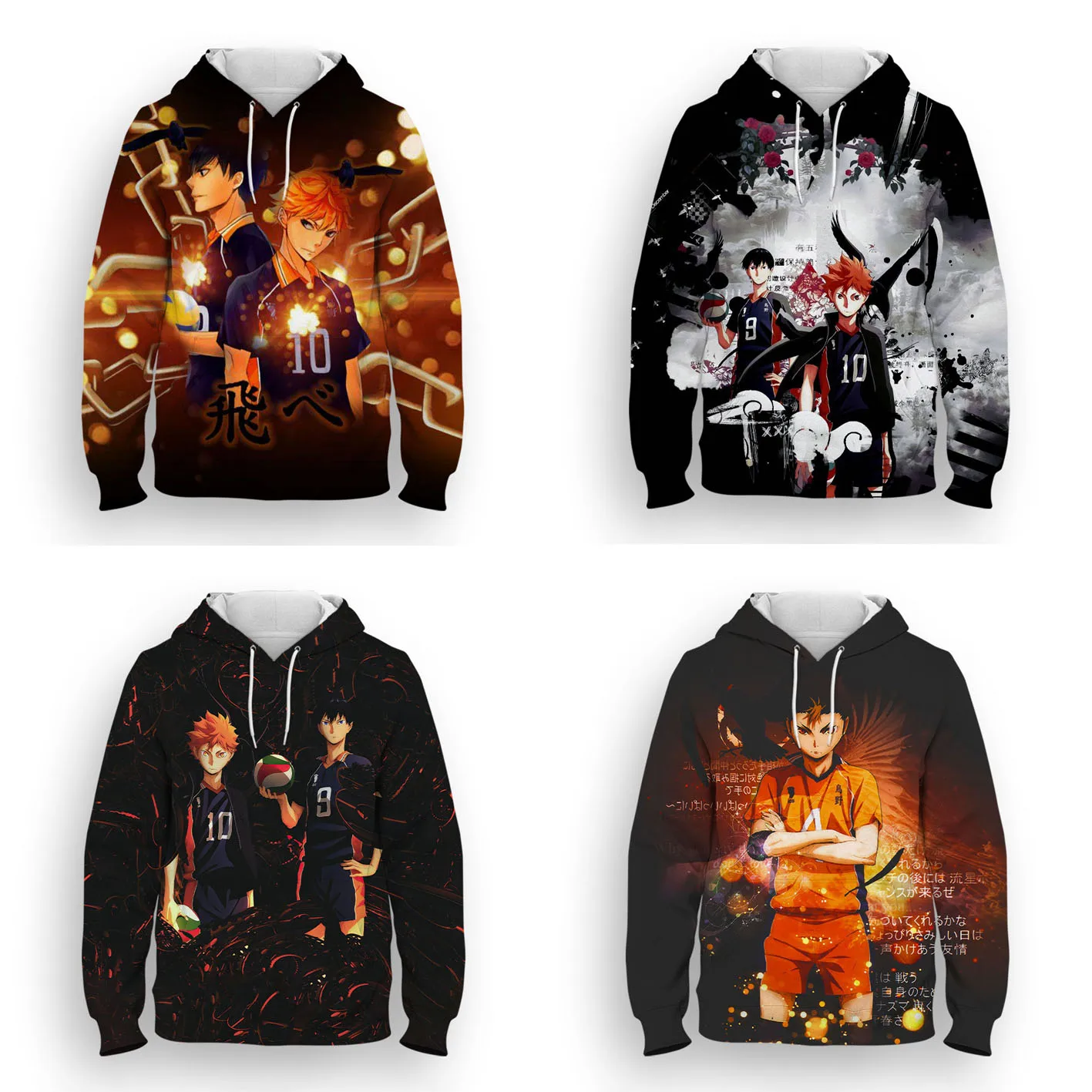 

Детская аниме одежда haikyuu детские толстовки мужской женский пуловер манга женские мужские толстовки и толстовки на осень и зиму