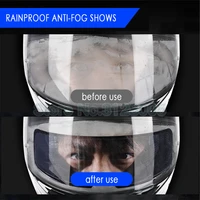 universal motorcycle helmets anti fog patch visor lens helmet lens protective film against uv rainproof motorcycle accessories