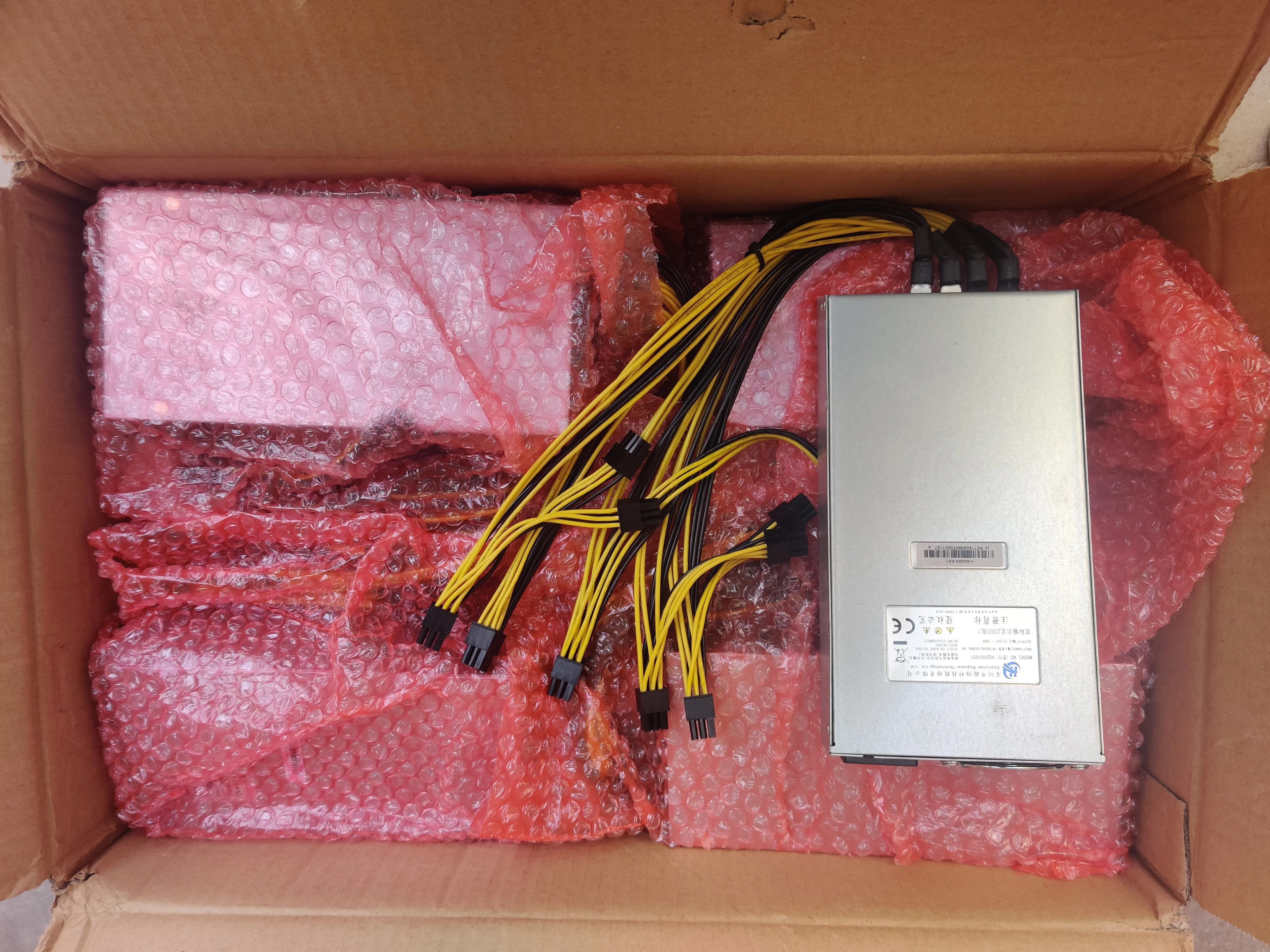 

New BTC ETH Miner 2000W Power Supply For Antminer S9 S9j S9k S9 SE L3+ E3 Z9 Z11 T9 Innosilicon A9 Ebit E9i ETH PSU