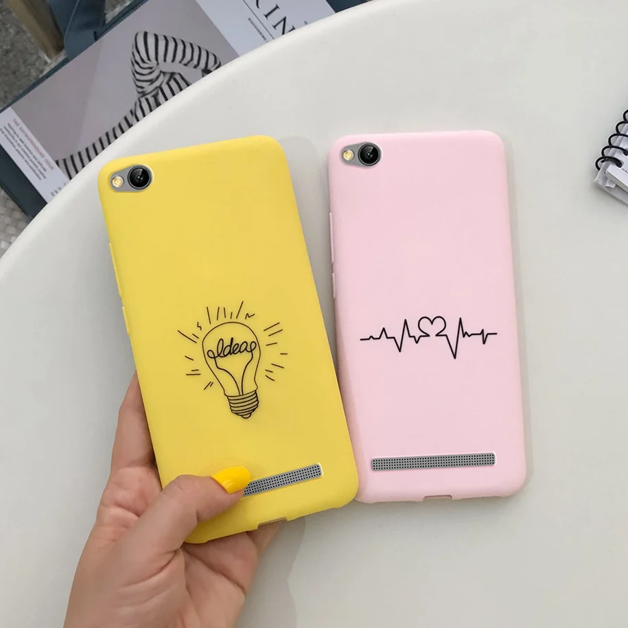 Чехол для Xiaomi Redmi 4X 4A 5A 5 Plus S2 6A 6 Pro Redmi7 7A GO чехол с сердечками ярких цветов