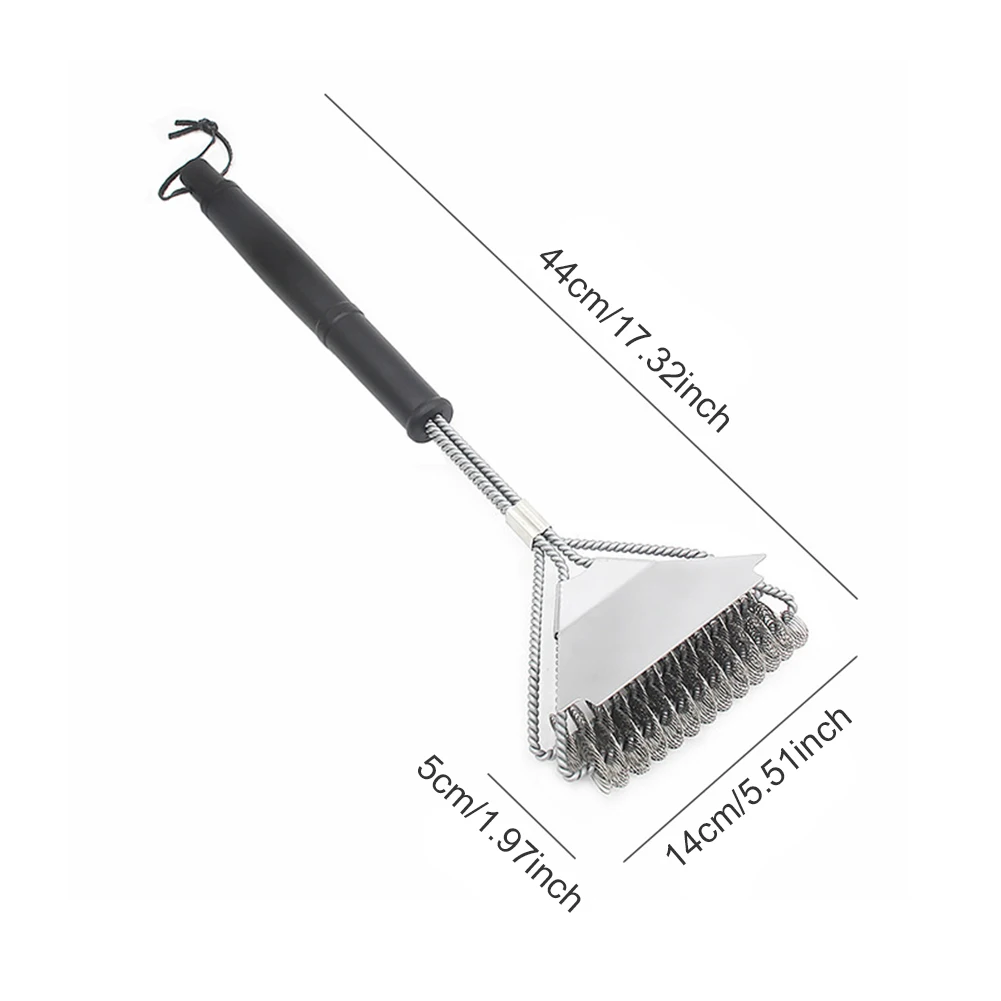 

Grill Brush And Scraper BBQ Grill Cleaning Brush Wire Bristles Perfect Tools For All Grill Types BBQ Barbecue Accessories