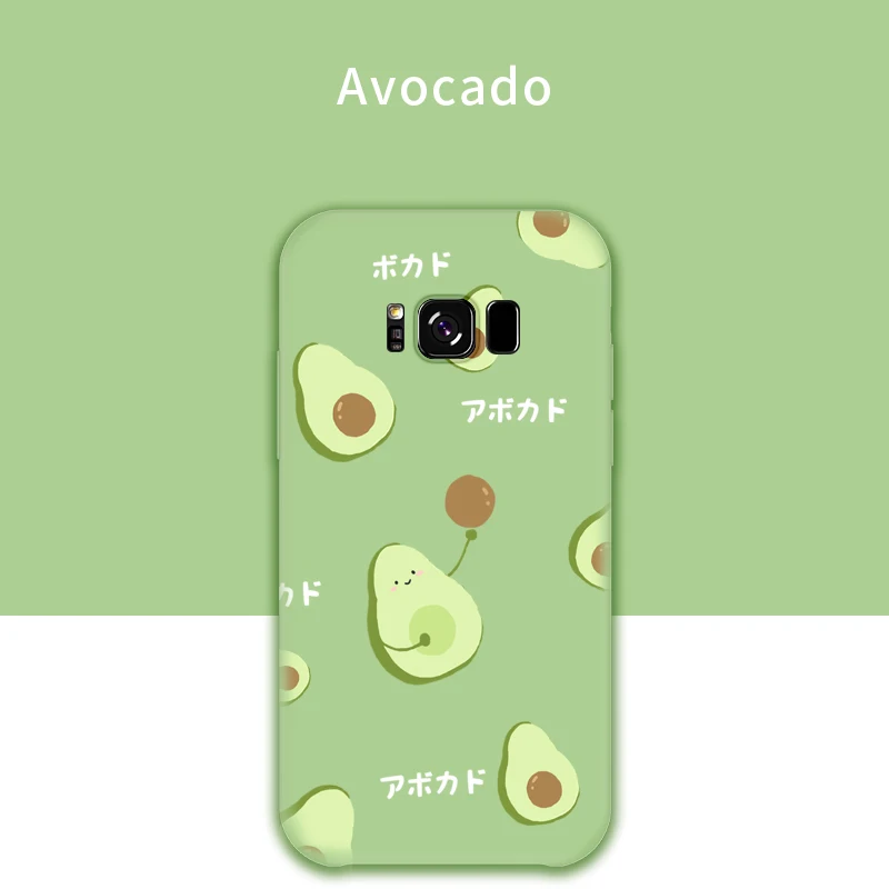 Avocado Силиконовый чехол ASINA с милыми цветами для samsung Galaxy S8 S9 S10 Plus, чехол-бампер с фруктами для samsung Galaxy S10 S9 Plus, чехол - Цвет: Avocado