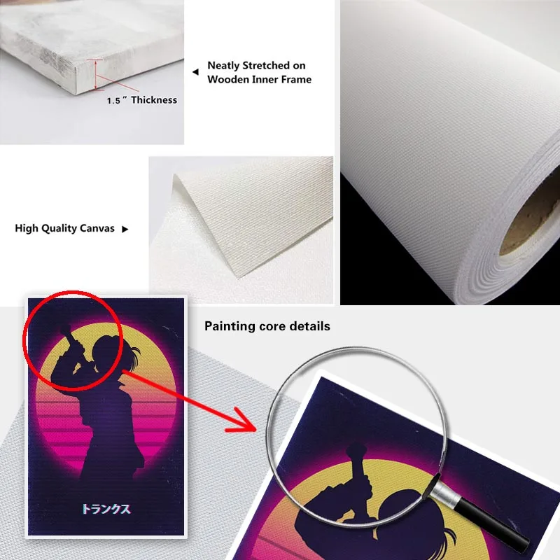 

Trunks In Retro Poster Decorative Picture Modern Wall Art Paintings Home Decor No Frame