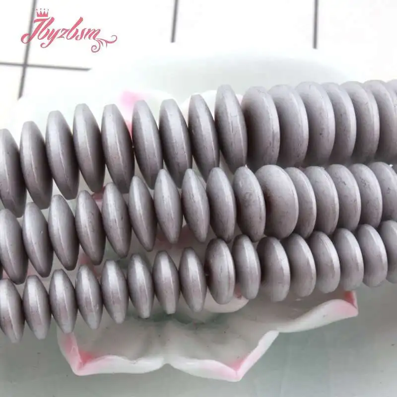 Каменные бусины Heishi из Натурального Гематита и мороза 2x 4/3x 6/3x8 мм для