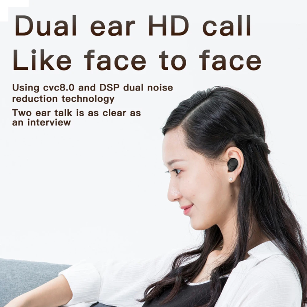 

Bluetooth M13 TWS Wireless Headphones 2000mAh Earphones LED Display Waterproof Noise Cancelling Earbuds Headset with flashlight