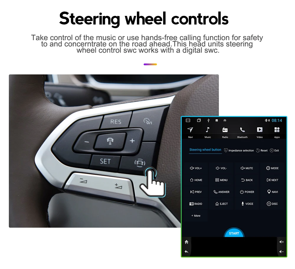 MekeDe 4G + 64G Андроид Автомобильное радио GPS Навигация WIFI IPS Мультимедийный плеер для Great Wall Haval Hover H5 H3 2011-2016 2din