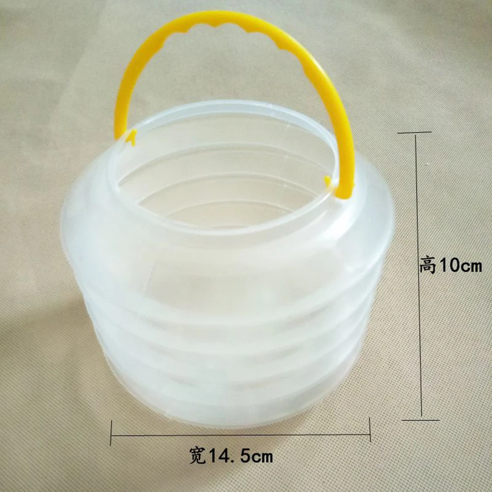 

1pcs Telescopic Drawing Pen Holder Transparent Folding Wash Bucket Office S