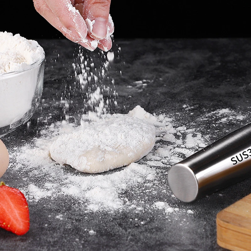 Скалка из нержавеющей стали для макаронных изделий роликовый инструмент печенья