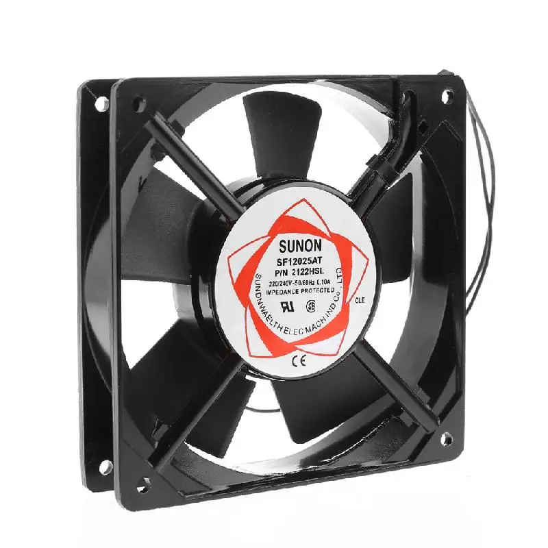 2021 Новый SF12025AT 2122HSL 12025 120 мм втулка подшипника 220-240V AC 2-проводной чехол Вентилятор