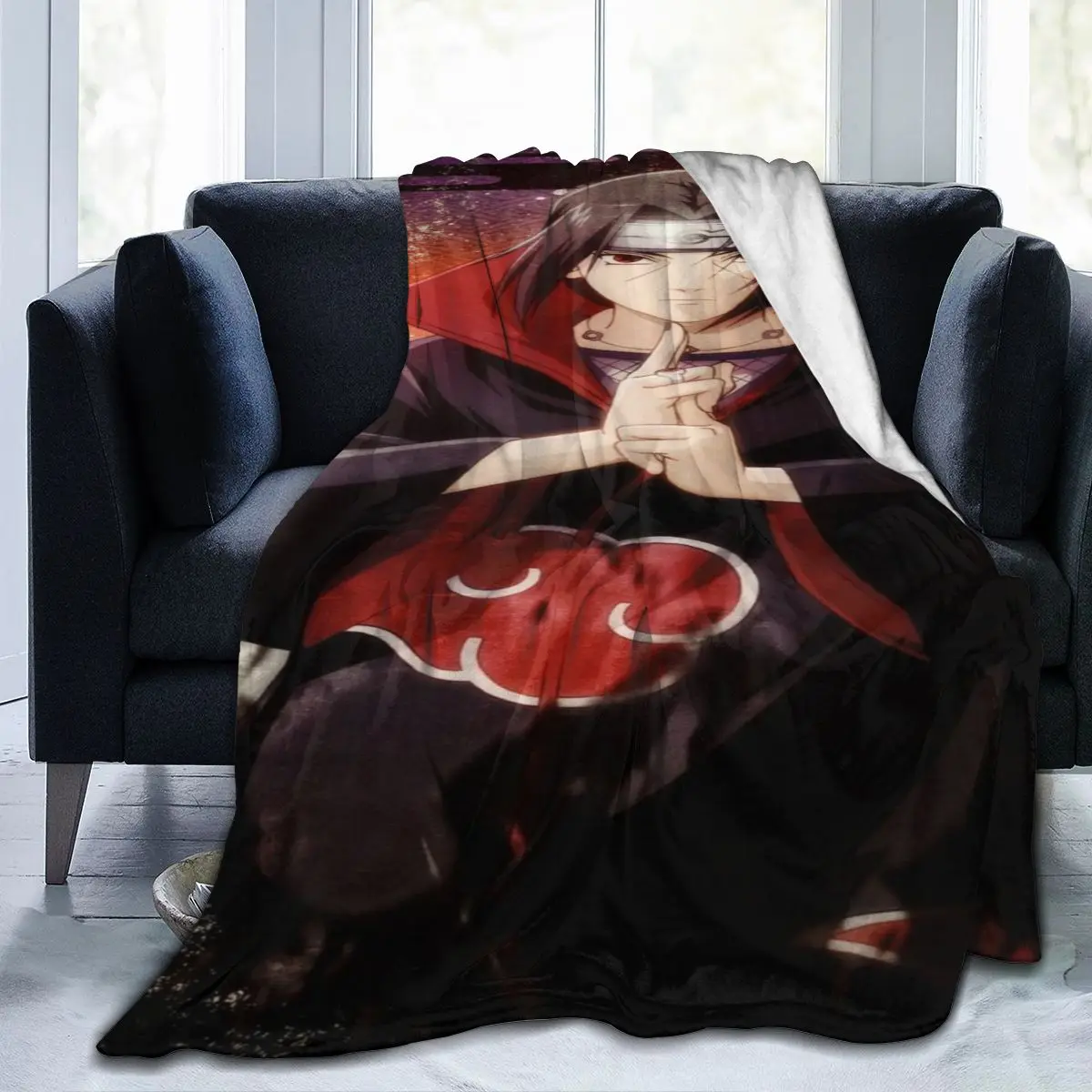 

Cartoon classic animation 5, 3D blanket, personalized printing, soft coral wool blanket, mechanically washed flannel blanket