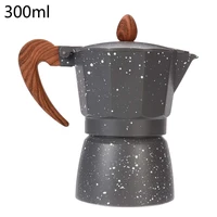 150300ml aluminum italian moka espresso coffee maker percolator stove top pot grey coffeeware kitchen tools accessories